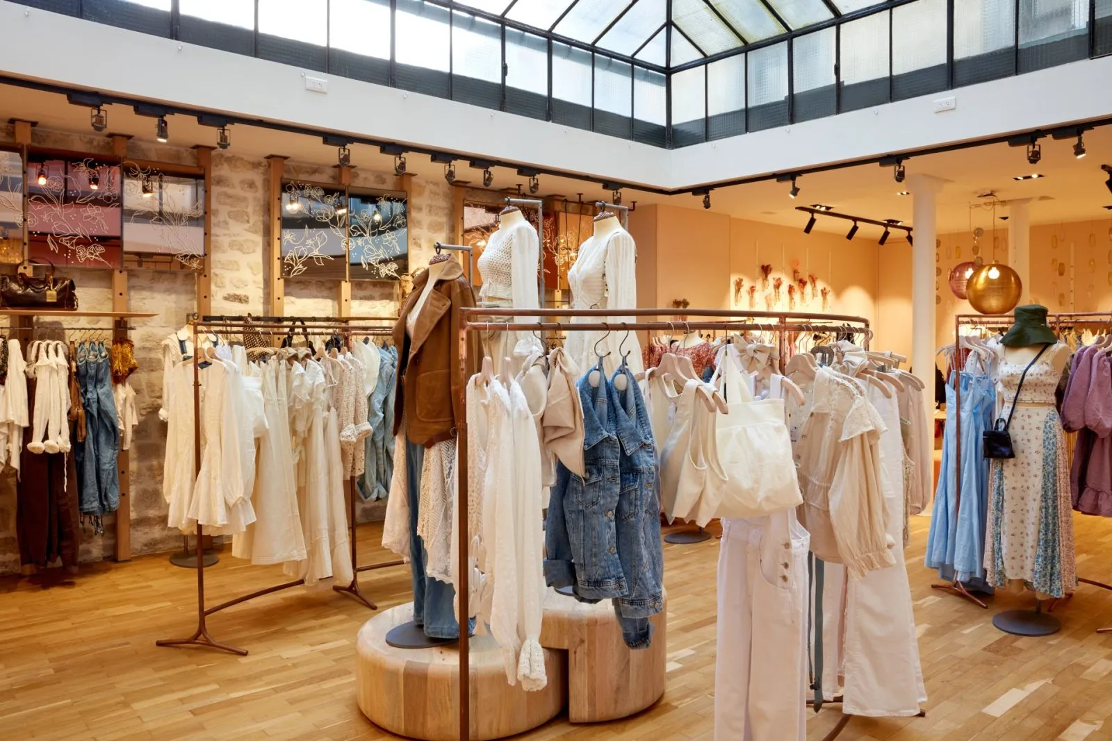 Free People, Paris: Sales floor