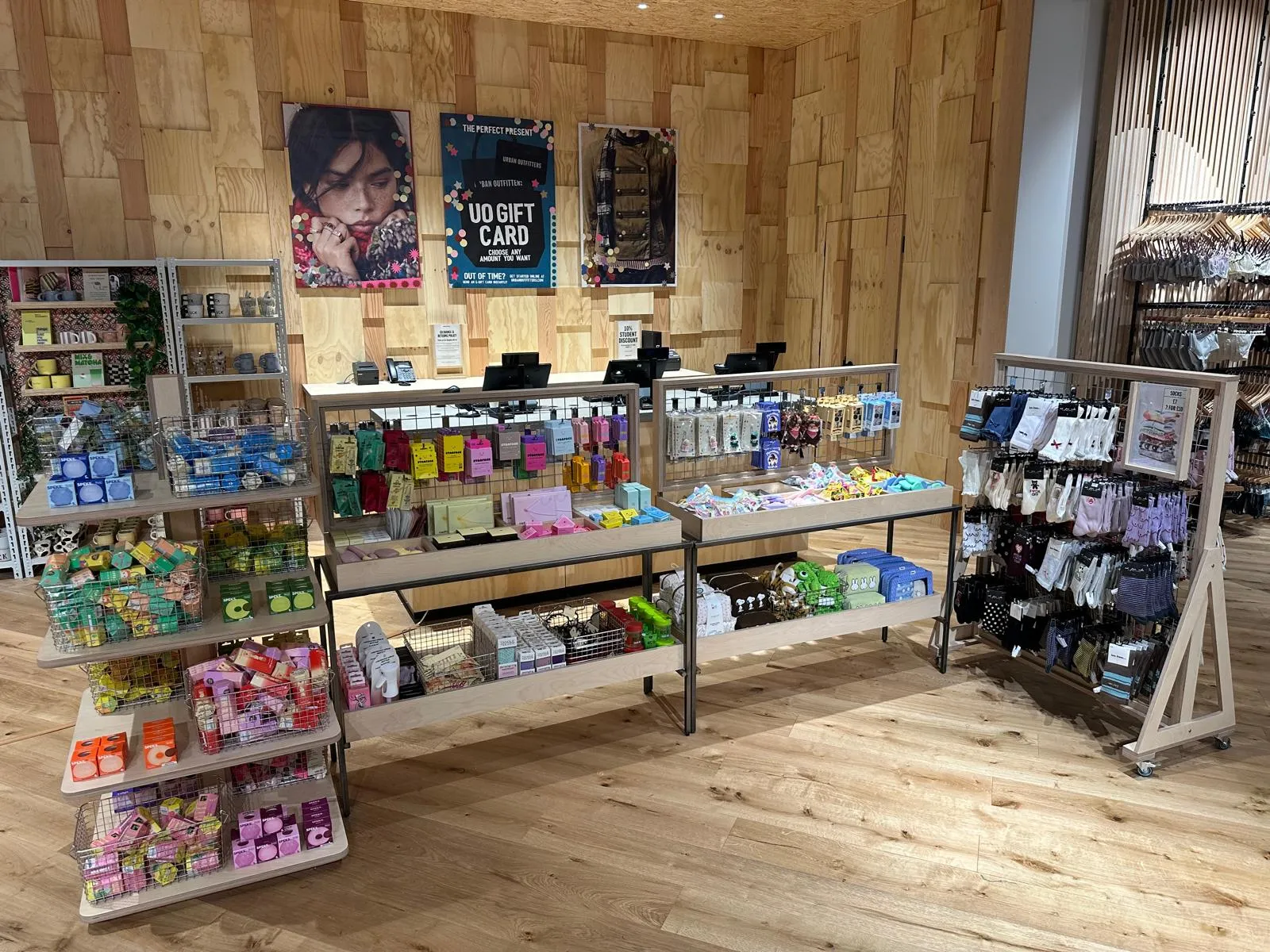 Sheffield: Merchandising wall