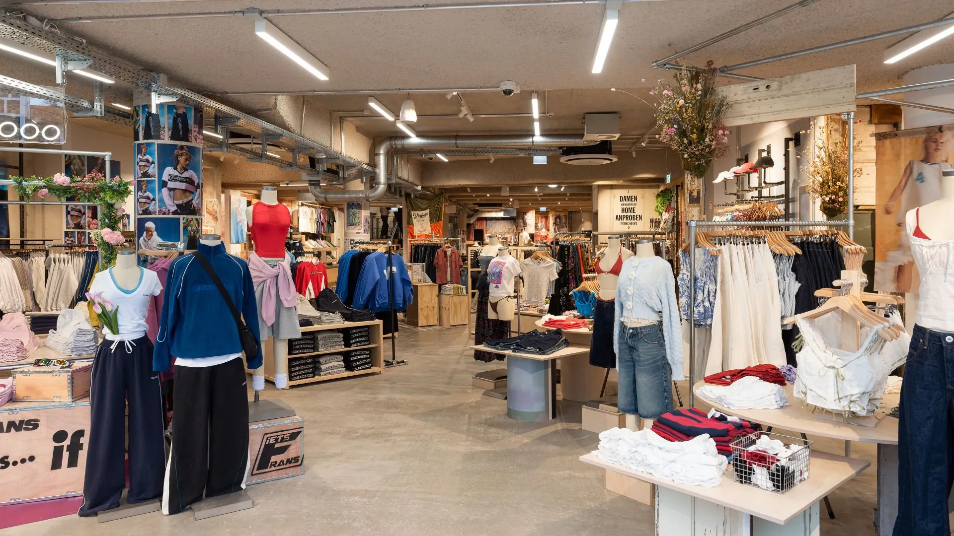 Urban Outfitters store interior